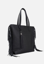 Geantă ILEANA Neagră Cu Franjuri - imagine 2