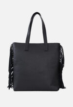 Geantă ILEANA Neagră Cu Franjuri - imagine 3