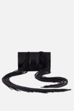 Geantă Plic ZENOVIE Neagră Cu Franjuri