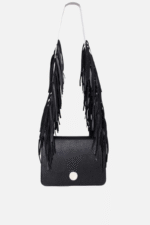 Geantă MILENKO Gri Cu Franjuri