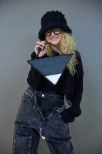 Geantă TRIANGLE EQUAL Negru - imagine 5