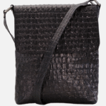 Geantă UNISEX Neagră Croco