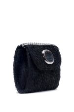 Geantă SMALL FRINGES KELLY Neagră - imagine 2