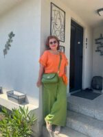 Geantă LEYLA Verde - imagine 2