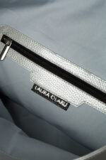 Geantă SHOPPER MAXI Argintie - imagine 6