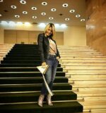 Geantă TRIANGLE Aurie - imagine 5