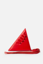 Geantă TRIANGLE Roșie Cu Franjuri