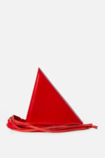 Geantă TRIANGLE Roșie Cu Franjuri - imagine 5