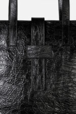 Geantă IOANA Negru Croco - imagine 5