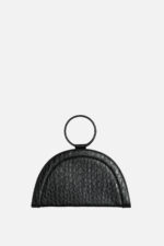 Geantă FANY Neagră Croco - imagine 2