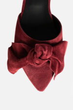 Papuci ROSA Vișinii Cu Fundă - imagine 5