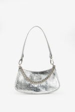 Geantă JACQUELINE Argintie - imagine 2