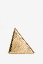Geantă TRIANGLE Auriu Croco