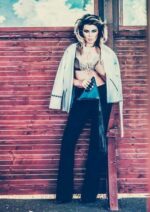 Geantă TRIANGLE Argintie - imagine 7