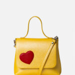 Geantă MINI LOVE Galbenă Cu Inimă