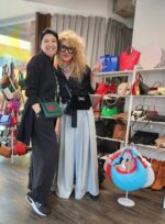 Geantă MINI LOVE Verde Cu Inimă - imagine 4