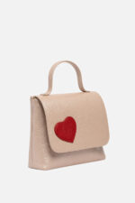 Geantă MINI LOVE Roz Cu Inimă - imagine 7