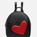 Rucsac ADDA Negru Cu Inimă