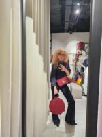 Geantă LUMI Vișinie - imagine 3