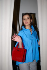 Geantă ZITTA Negru Croco - imagine 3