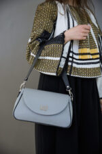 Geantă LEYLA Gri Cu Negru - imagine 6