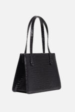 Geantă MARGOT Negru Croco - imagine 2