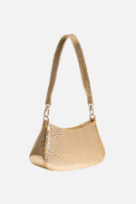 Geantă JACQUELINE Aurie - imagine 2