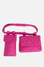 Geantă Borsetă DOUBLE EMMA Fuchsia - imagine 2