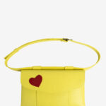 Geantă Borsetă ZELDA Galbenă Cu Inimă