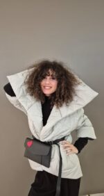 Geantă Borsetă ZELDA Neagră Cu Inimă - imagine 5