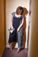 Geantă TRIANGLE Neagră Cu Franjuri - imagine 8