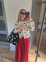 Geantă AUDREY Neagră Cu Buline - imagine 9