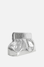 Geantă Plic LINDA Argintie - imagine 3