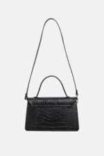 Geantă AMELIE Neagră Cu Inimă - imagine 5