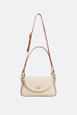 Geantă LEYLA Crem Cu Camel - imagine 3