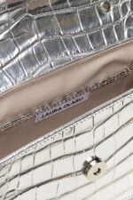 Geantă AMELIE Argintie Cu Inimă - imagine 9