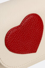 Geantă Borsetă TRIA Crem Cu Inimă - imagine 6