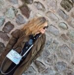 Geantă AMELIE Argintie Cu Inimă - imagine 6