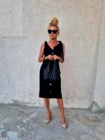 Geantă NOIRETTE cu Capse - imagine 4