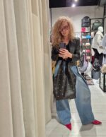 Geantă SACK NOIRE cu Capse - imagine 2