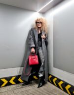 Geantă ZITTA Roșu Croco - imagine 2