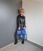 Geantă MINI LOVE Albastră Cu Inimă - imagine 2