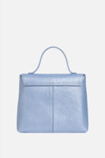 Geantă MINI LOVE Bleu Perlat cu Inimă - imagine 4