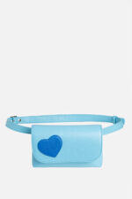 Geantă Borsetă TRIA Bleu cu Inimă Albastră