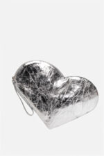 Geantă Plic Inimă AMOUR silver