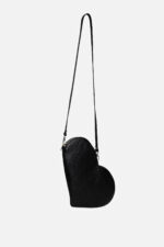 Geantă Inimă AMOUR Neagră - imagine 2