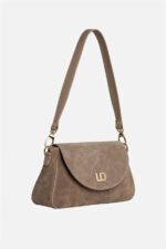 Geantă LEYLA Sand Suede - imagine 5