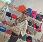 Geantă LEYLA Sand Suede - imagine 6